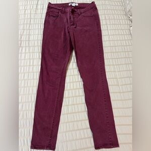 Old Navy Maroon Rockstar Pants